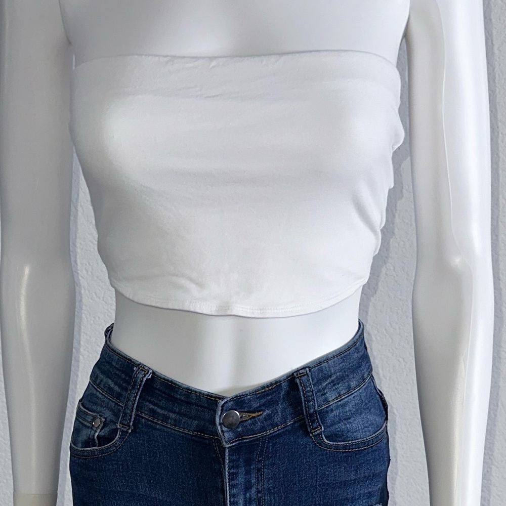 Classic White Tube Top